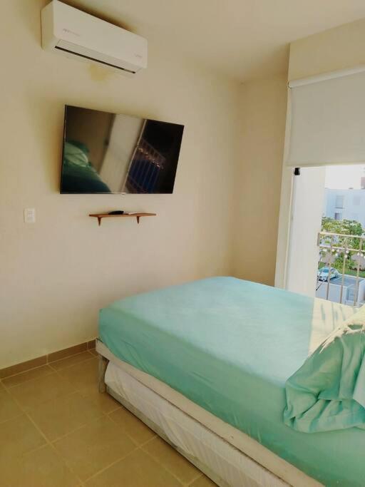 Xaman Ha Vacacional Con Piscina Apartamento
